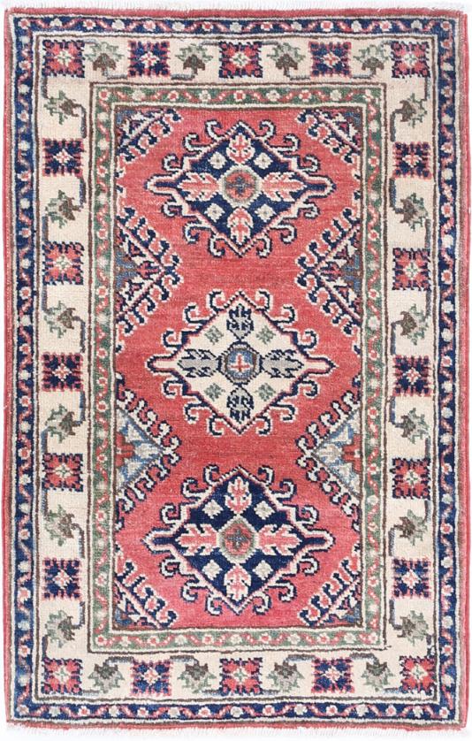Kazak 1’ 10” x 3’ 0″ - No. AV40202 - ALRUG Rug Store