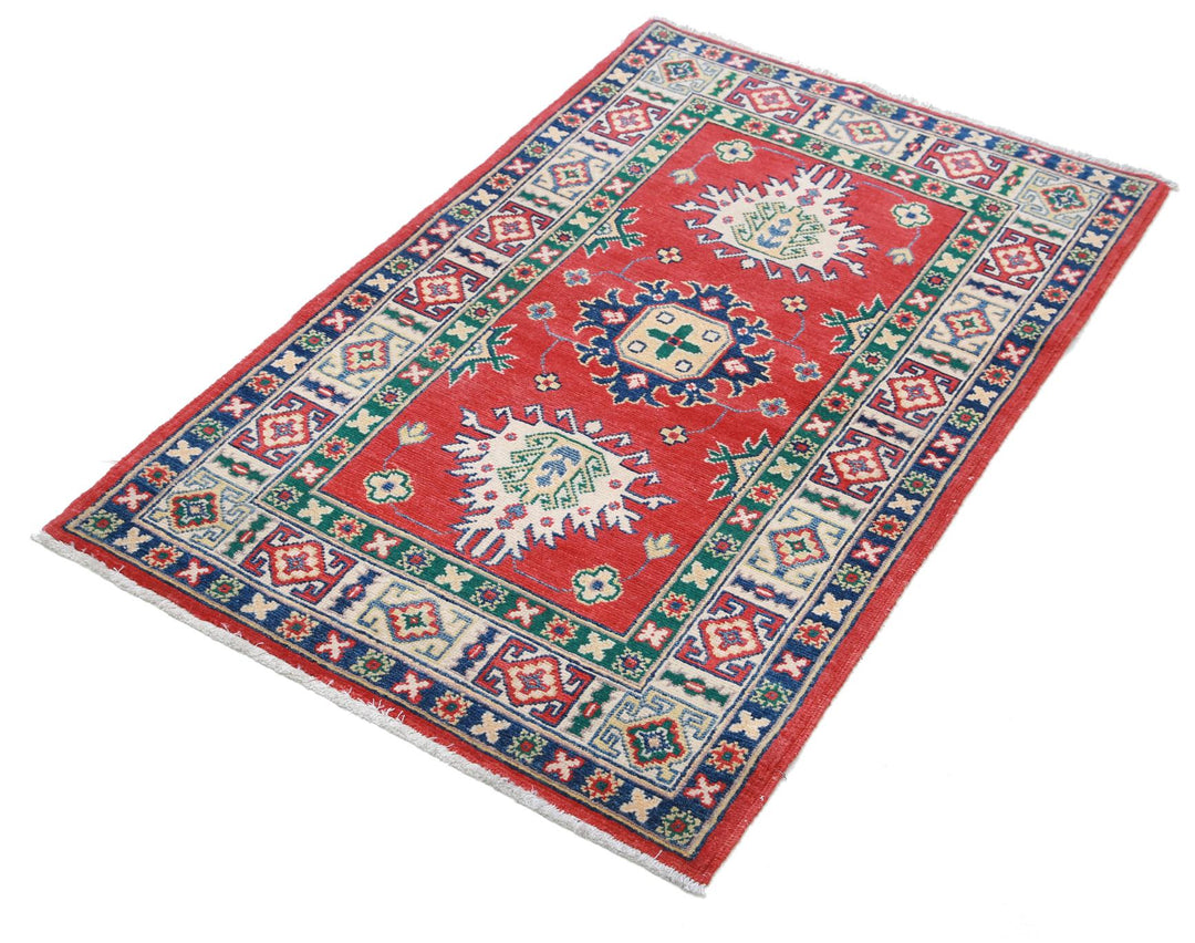 Kazak 2’ 8″ x 4’ 2″ - No. AV56055 - ALRUG Rug Store
