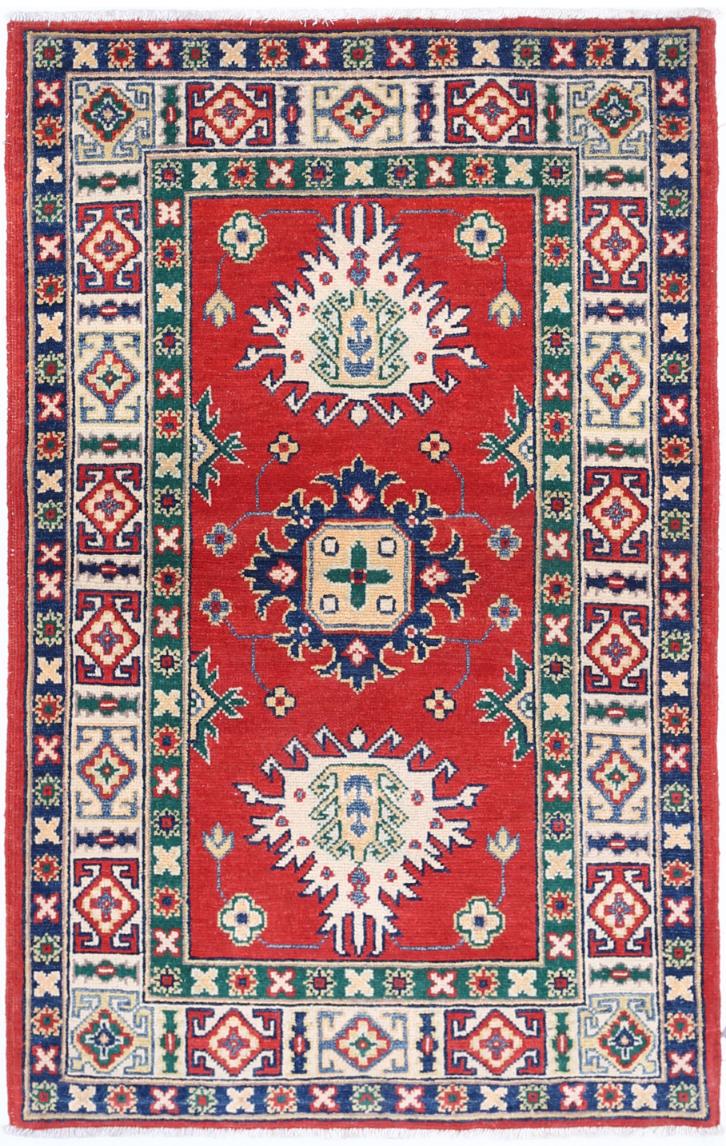 Kazak 2’ 8″ x 4’ 2″ - No. AV56055 - ALRUG Rug Store