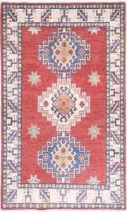 Kazak 2’ 6″ x 4’ 5″ - No. AV14166 - ALRUG Rug Store