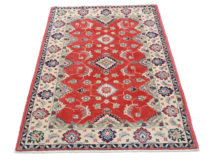Kazak 3’ 2″ x 4’ 7″ - No. AV41593 - ALRUG Rug Store