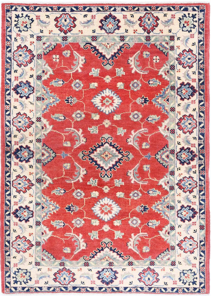 Kazak 3’ 2″ x 4’ 7″ - No. AV41593 - ALRUG Rug Store