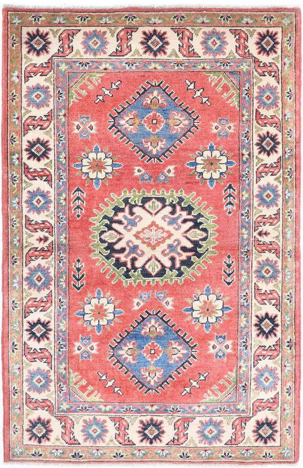 Kazak 3’ 2″ x 5’ 0″ - No. AV46157 - ALRUG Rug Store