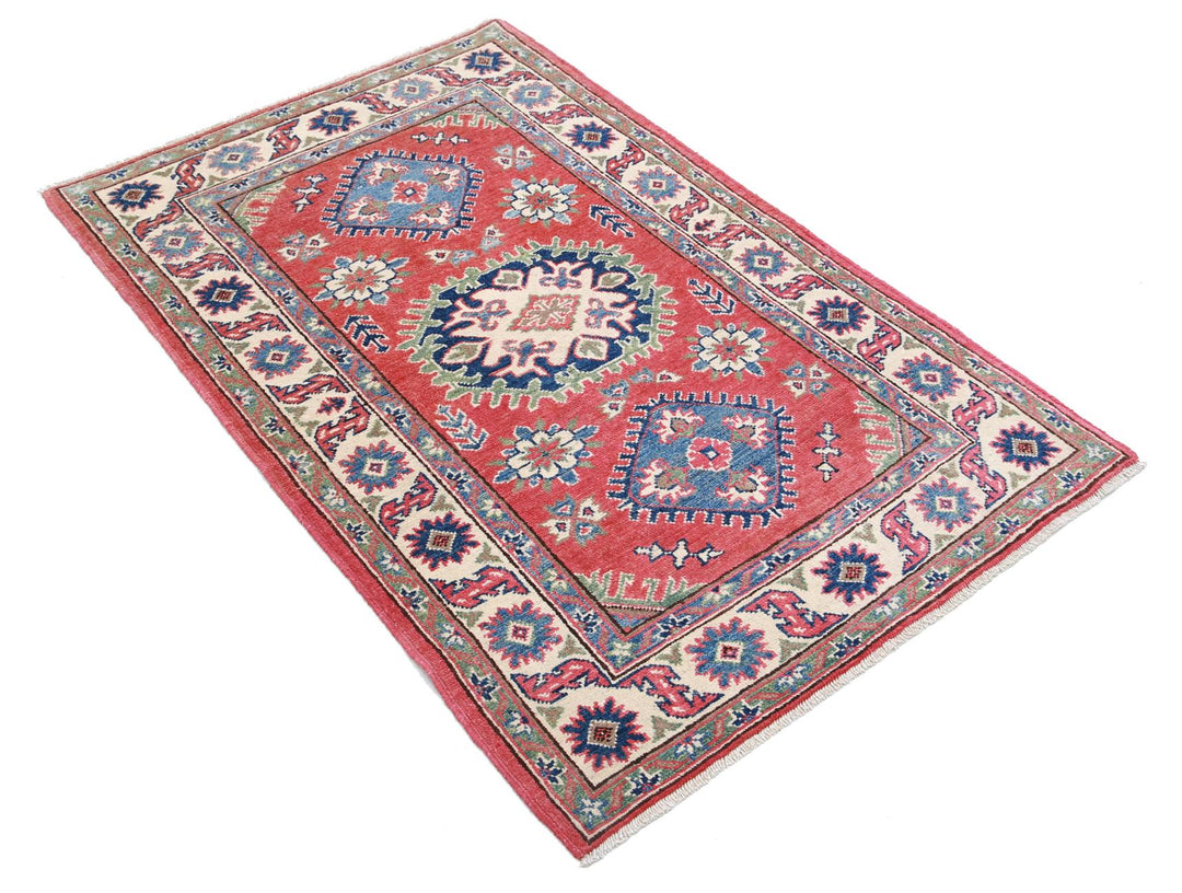 Kazak 3’ 0″ x 4’ 9″ - No. AV16594 - ALRUG Rug Store