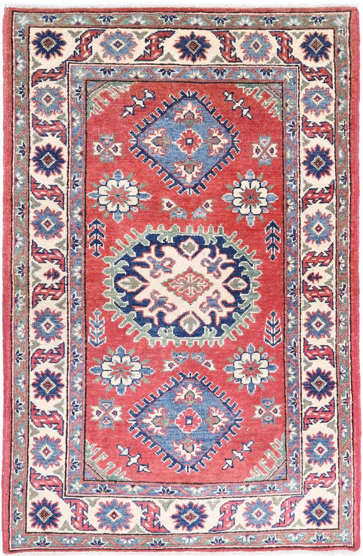 Kazak 3’ 0″ x 4’ 9″ - No. AV16594 - ALRUG Rug Store