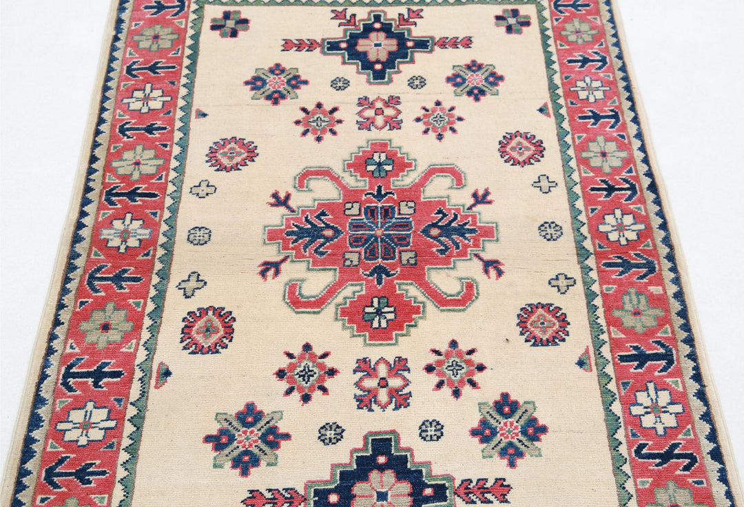 Kazak 3’ 2″ x 4’ 9″ - No. AV61693 - ALRUG Rug Store