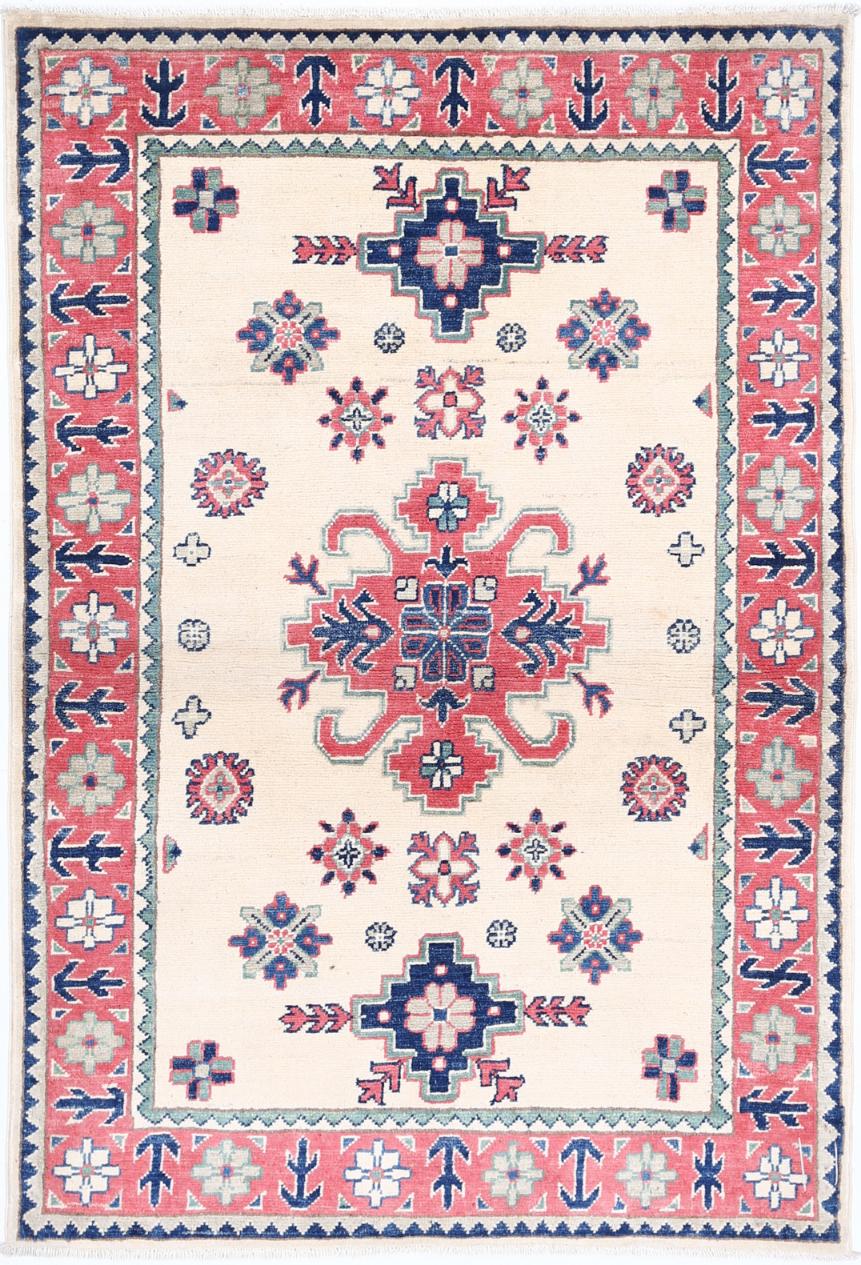 Kazak 3’ 2″ x 4’ 9″ - No. AV61693 - ALRUG Rug Store