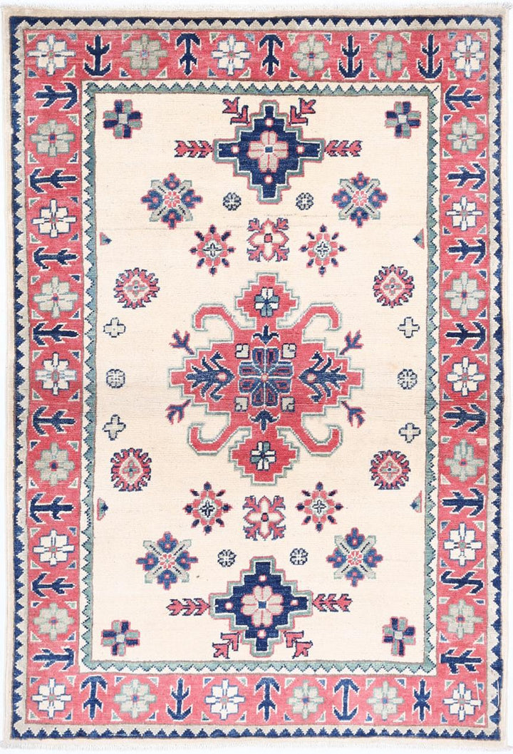 Kazak 3’ 2″ x 4’ 9″ - No. AV61693 - ALRUG Rug Store