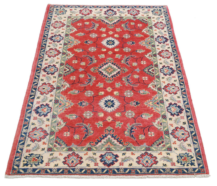 Kazak 3’ 4″ x 4’ 9″ - No. AV38329 - ALRUG Rug Store