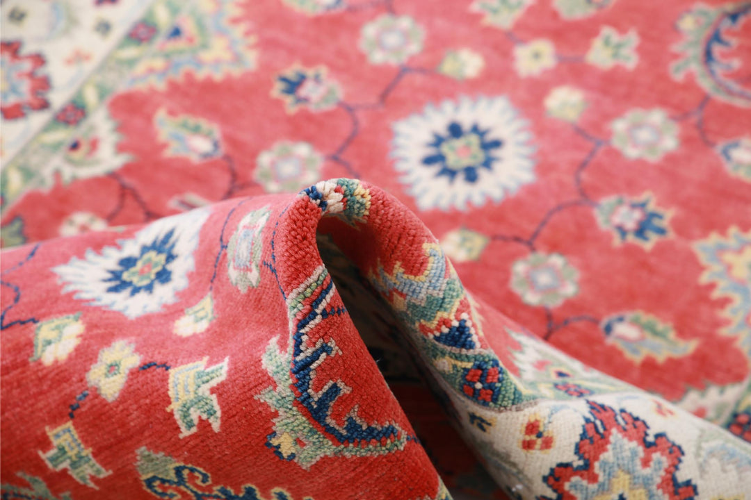 Kazak 3’ 4″ x 4’ 9″ - No. AV38329 - ALRUG Rug Store