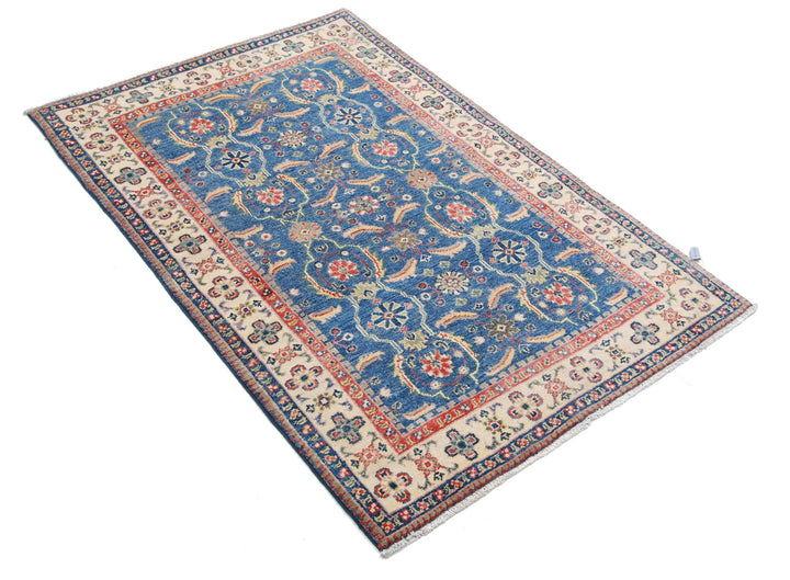 Kazak 3’ 2″ x 4’ 9″ - No. AV20401 - ALRUG Rug Store