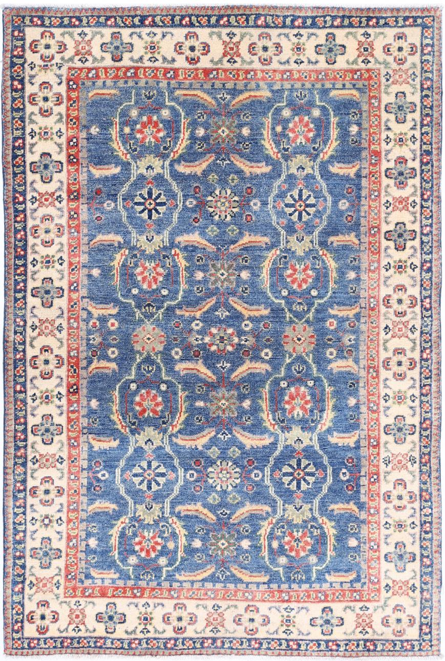 Kazak 3’ 2″ x 4’ 9″ - No. AV20401 - ALRUG Rug Store