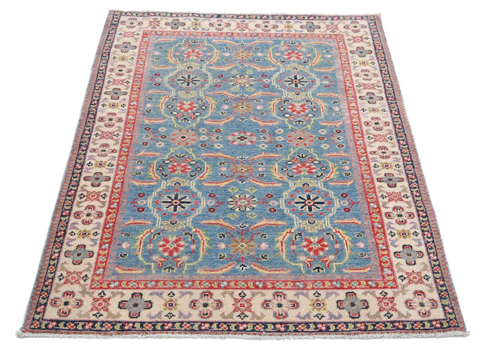 Kazak 3’ 2″ x 4’ 5″ - No. AV49250 - ALRUG Rug Store
