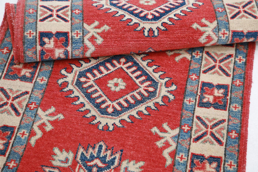 Kazak 2’ 2″ x 6’ 5″ - No. AV78909 - ALRUG Rug Store