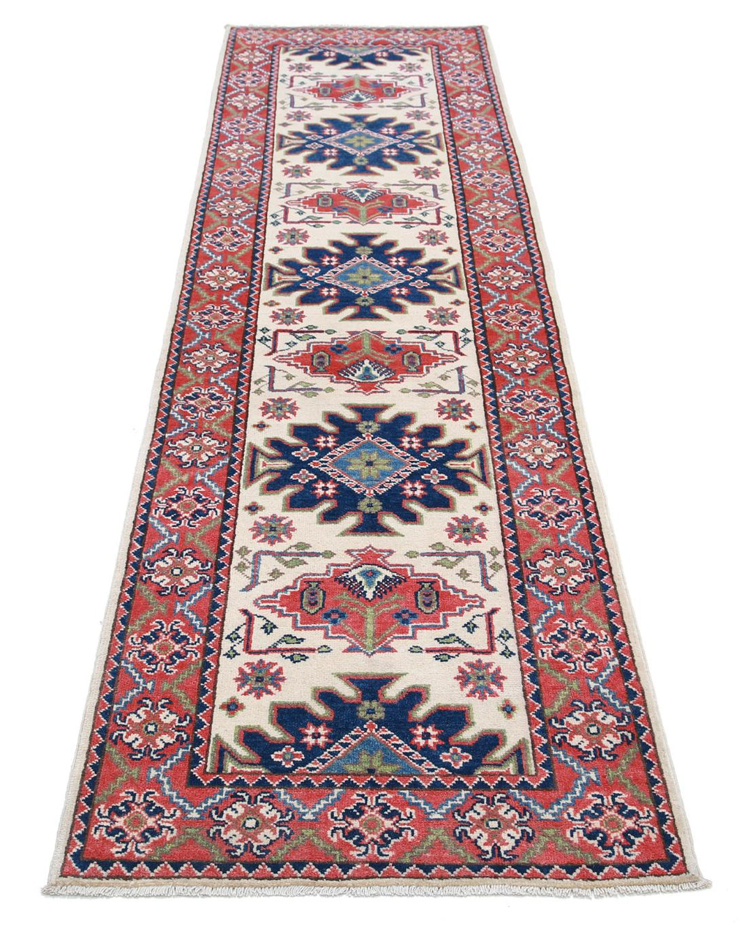 Kazak 2’ 6″ x 9’ 7″ - No. AV45101 - ALRUG Rug Store