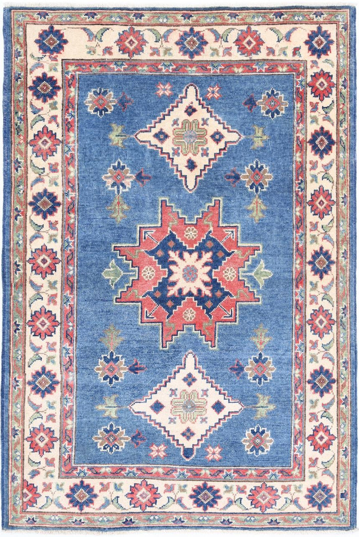 Kazak 3’ 2″ x 4’ 9″ - No. AV39376 - ALRUG Rug Store