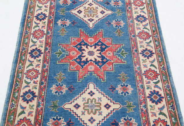 Kazak 3’ 2″ x 4’ 10” - No. AV27987 - ALRUG Rug Store