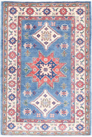 Kazak 3’ 2″ x 4’ 10” - No. AV27987 - ALRUG Rug Store