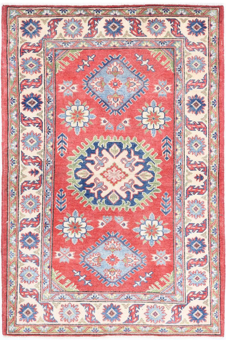 Kazak 3’ 0″ x 4’ 8″ - No. AV83273 - ALRUG Rug Store