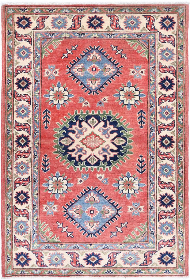 Kazak 3’ 1″ x 4’ 9″ - No. AV99101 - ALRUG Rug Store