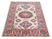 Kazak 3’ 4″ x 4’ 8″ - No. AV50768 - ALRUG Rug Store