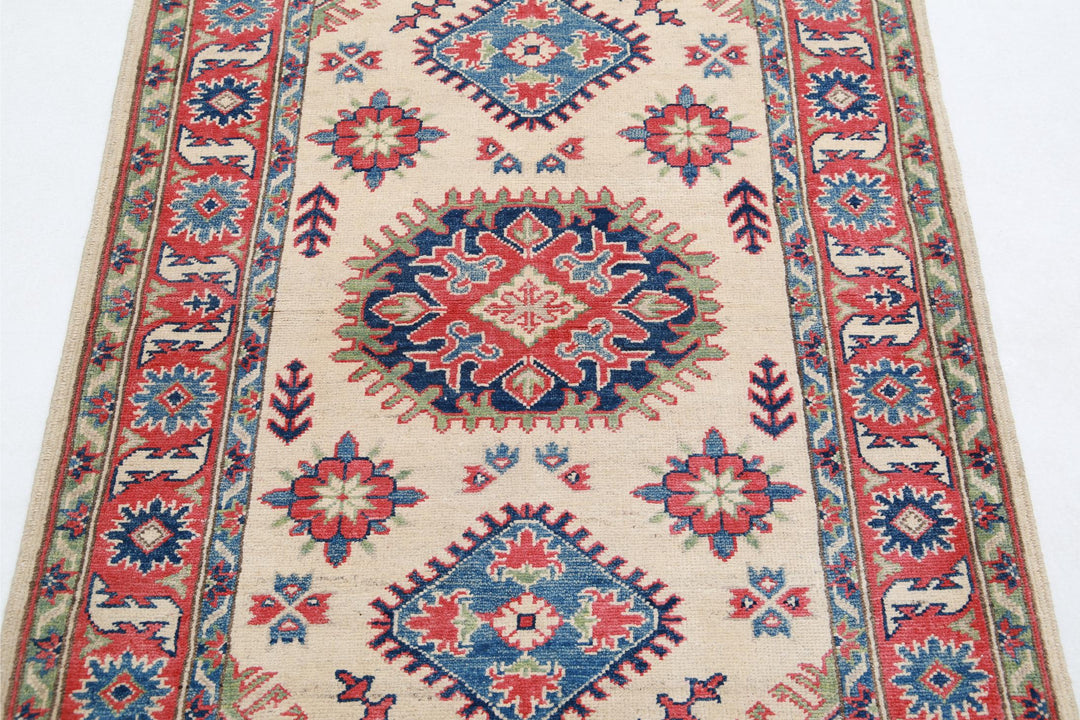 Kazak 3’ 4″ x 4’ 8″ - No. AV50768 - ALRUG Rug Store