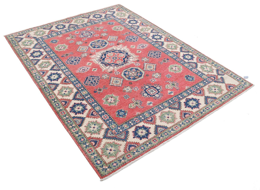 Kazak 4’ 10” x 6’ 0″ - No. AV77844 - ALRUG Rug Store