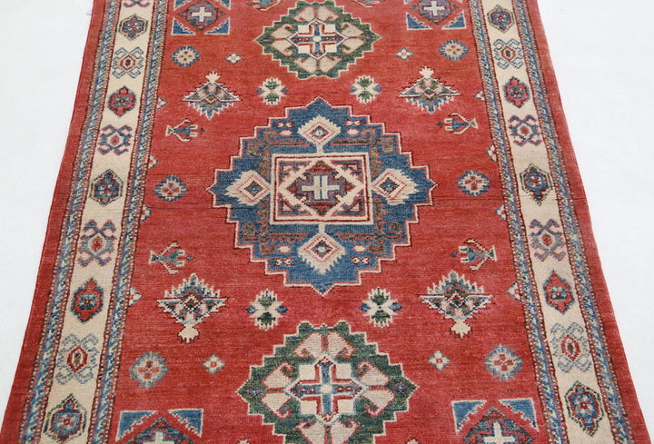 Kazak 3’ 2″ x 4’ 11” - No. AV96681 - ALRUG Rug Store