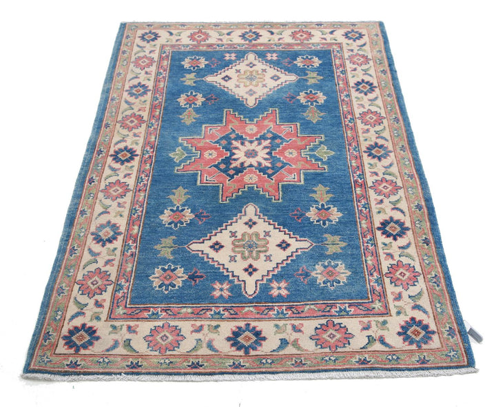 Kazak 3’ 2″ x 4’ 10” - No. AV39607 - ALRUG Rug Store