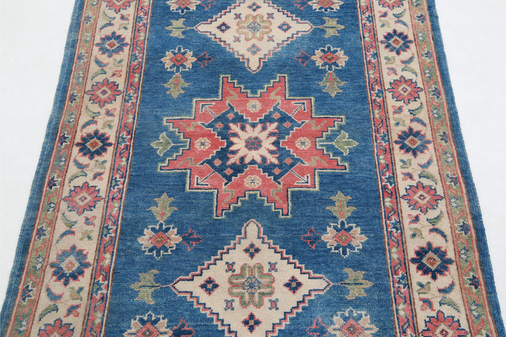 Kazak 3’ 2″ x 4’ 10” - No. AV39607 - ALRUG Rug Store