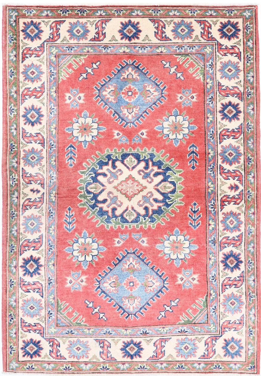 Kazak 3’ 3″ x 4’ 8″ - No. AV44376 - ALRUG Rug Store
