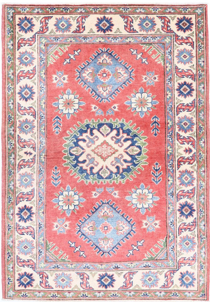 Kazak 3’ 3″ x 4’ 8″ - No. AV44376 - ALRUG Rug Store