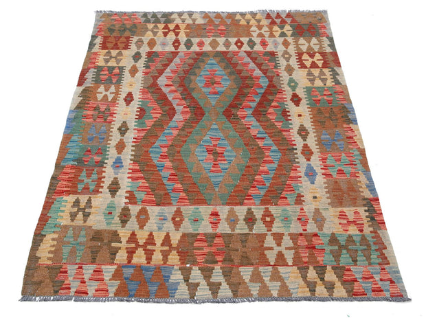 Kilim 3’ 5″ x 5’ 2″ - No. AV41356 - ALRUG Rug Store