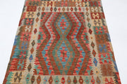 Kilim 3’ 5″ x 5’ 2″ - No. AV41356 - ALRUG Rug Store