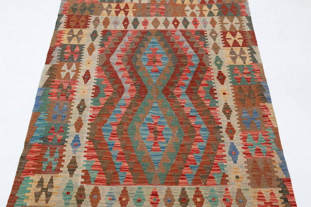 Kilim 3’ 5″ x 5’ 2″ - No. AV41356 - ALRUG Rug Store