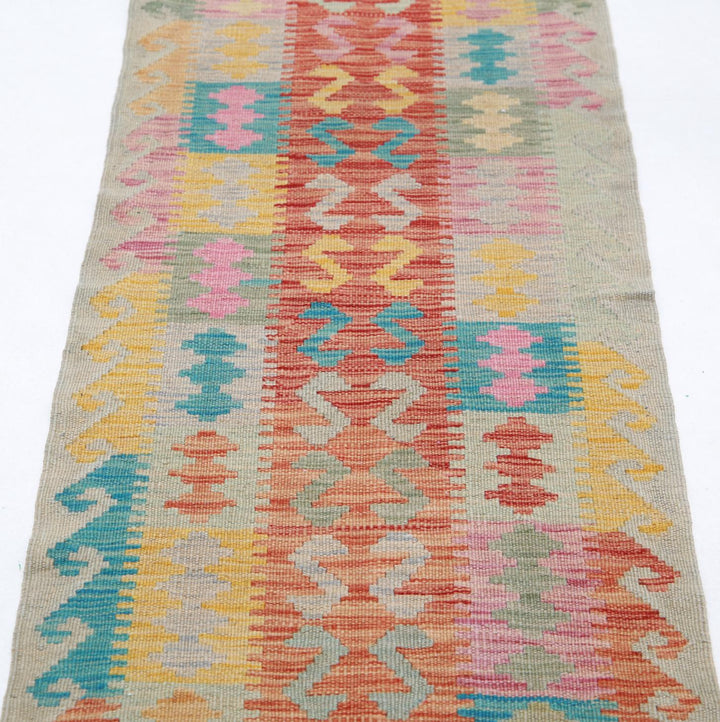 Kilim 2’ 0″ x 5’ 8″ - No. AV96356 - ALRUG Rug Store