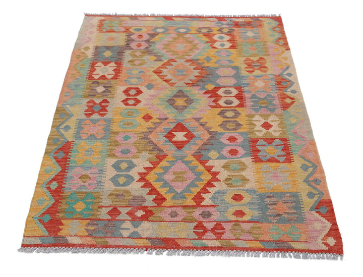 Kilim 3’ 4″ x 4’ 10” - No. AV49135 - ALRUG Rug Store