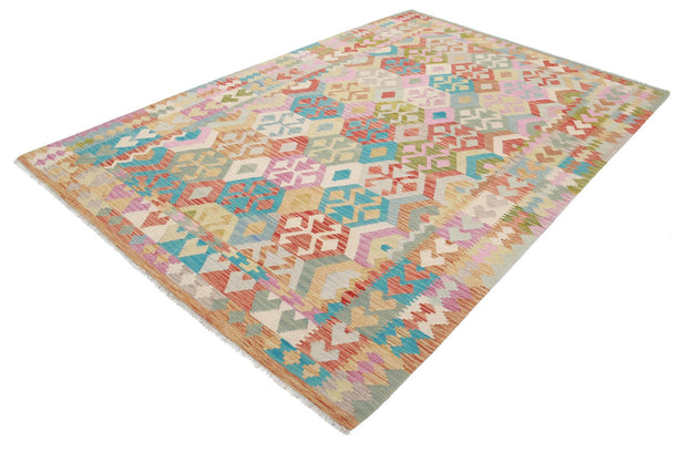 Kilim 6’ 5″ x 9’ 8″ - No. AV36839 - ALRUG Rug Store