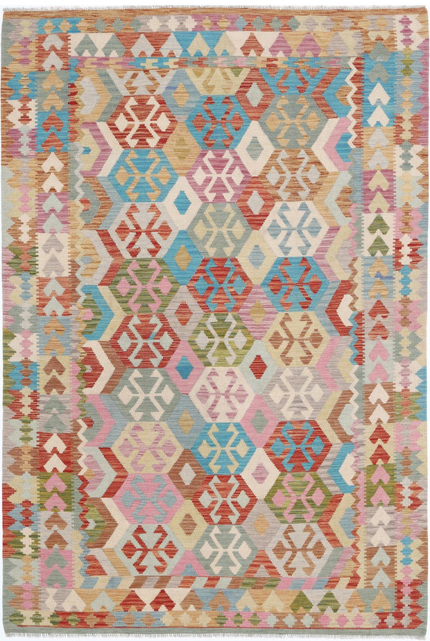 Kilim 6’ 5″ x 9’ 8″ - No. AV36839 - ALRUG Rug Store