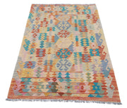 Kilim 3’ 1″ x 5’ 5″ - No. AV93649 - ALRUG Rug Store