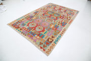 Kilim 6’ 2″ x 9’ 10” - No. AV17896 - ALRUG Rug Store