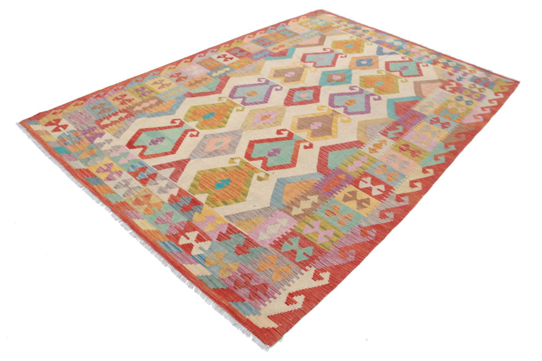 Kilim 6’ 5″ x 9’ 7″ - No. AV65140 - ALRUG Rug Store