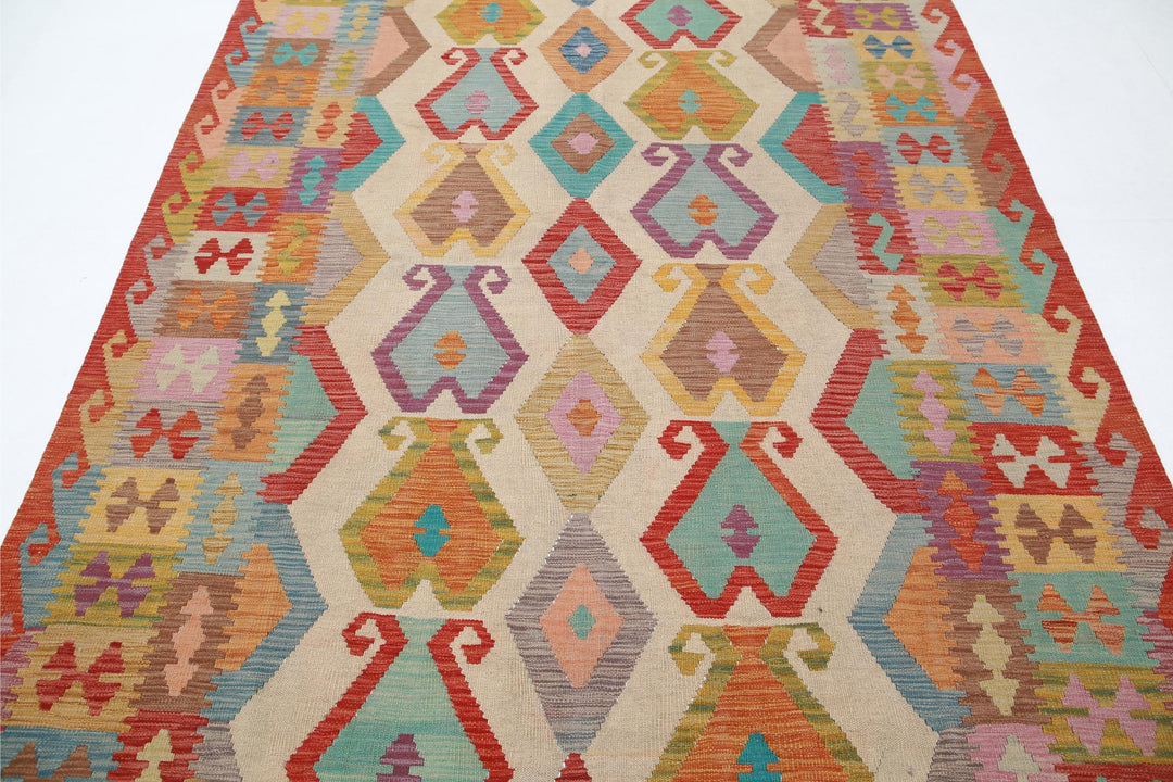 Kilim 6’ 5″ x 9’ 7″ - No. AV65140 - ALRUG Rug Store