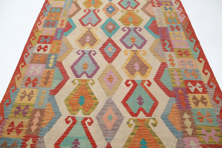 Kilim 6’ 5″ x 9’ 7″ - No. AV65140 - ALRUG Rug Store