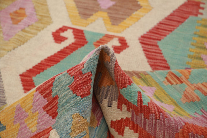 Kilim 6’ 5″ x 9’ 7″ - No. AV65140 - ALRUG Rug Store