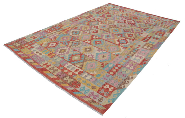 Kilim 6’ 6″ x 9’ 10” - No. AV18478 - ALRUG Rug Store
