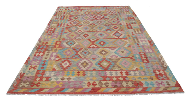 Kilim 6’ 6″ x 9’ 10” - No. AV18478 - ALRUG Rug Store