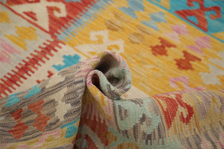 Kilim 6’ 4″ x 9’ 8″ - No. AV19535 - ALRUG Rug Store