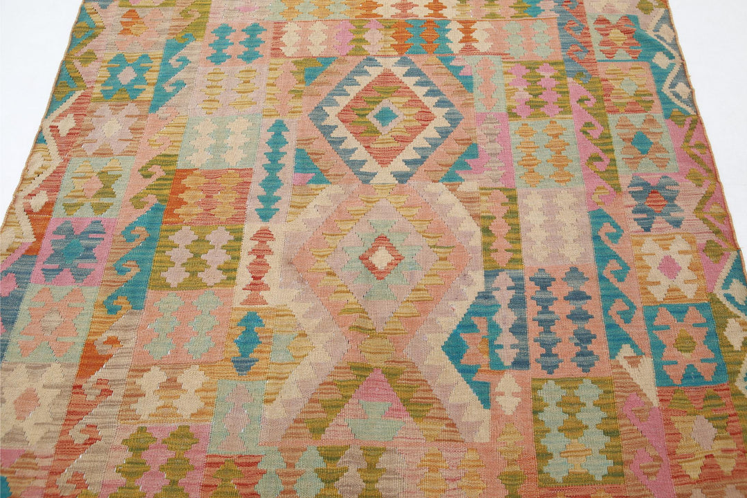 Kilim 5’ 2″ x 6’ 4″ - No. AV18740 - ALRUG Rug Store