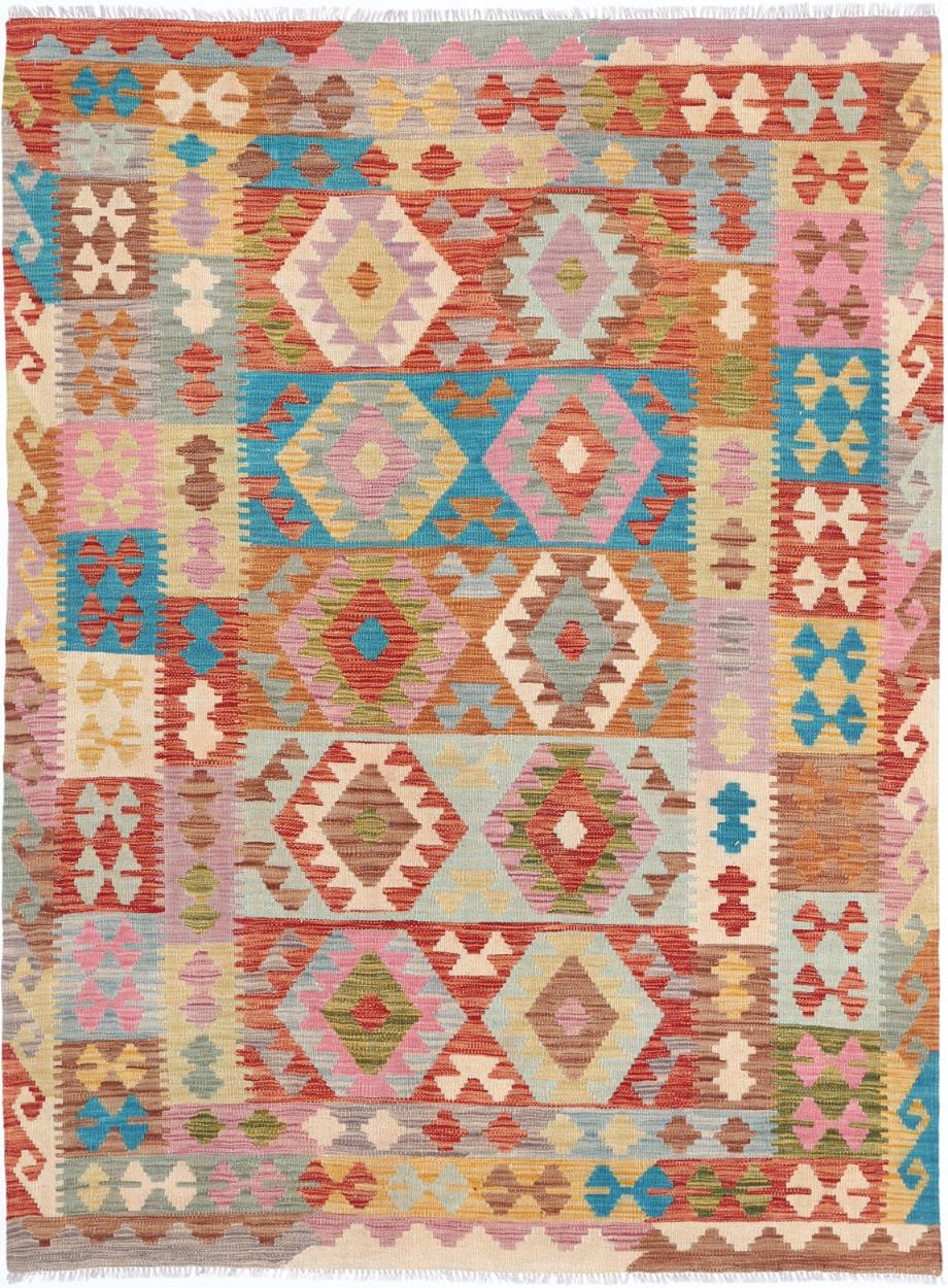 Kilim 4’ 10” x 6’ 6″ - No. AV72345 - ALRUG Rug Store